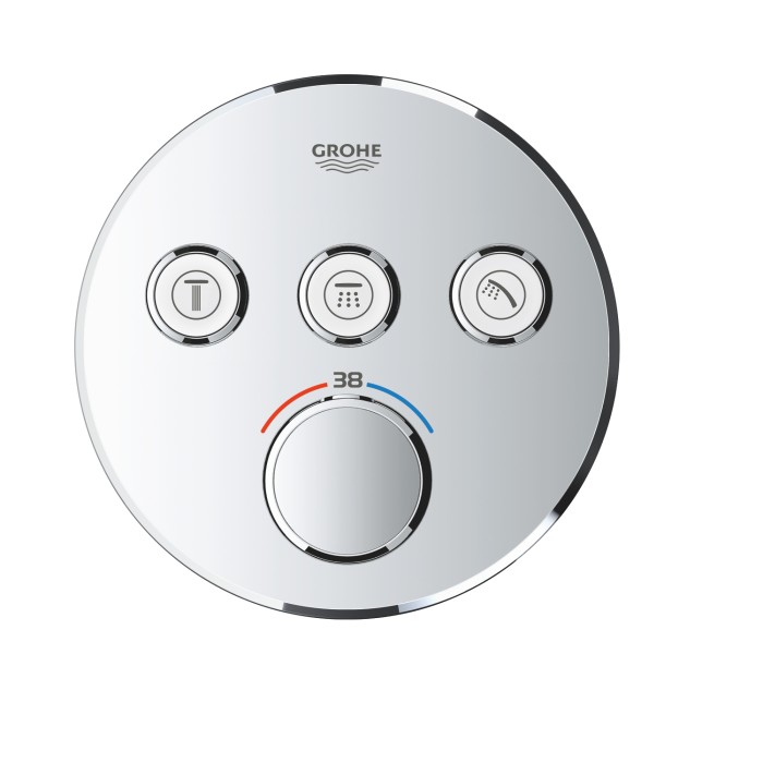 Термостат прихованого монтажу на 3 споживача Grohe Grohtherm SmartControl (29121000) Термостат прихованого монтажу на 3 споживача Grohe Grohtherm SmartControl (29121000)