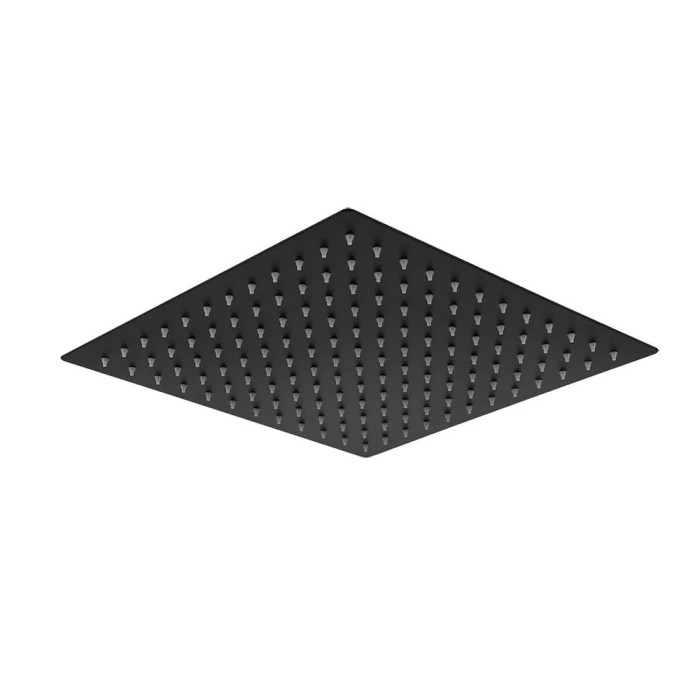 WKY-21-BLACK лійка душова стельова квад. 200*200мм нерж. сталь (чорна) WEZER {30/1} WKY-21-BLACK лійка душова стельова квад. 200*200мм нерж. сталь (чорна) WEZER {30/1}