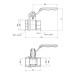 Кран кульовий Thermo Alliance Standart 1" ВР для води (важіль) SD600NW25PN40