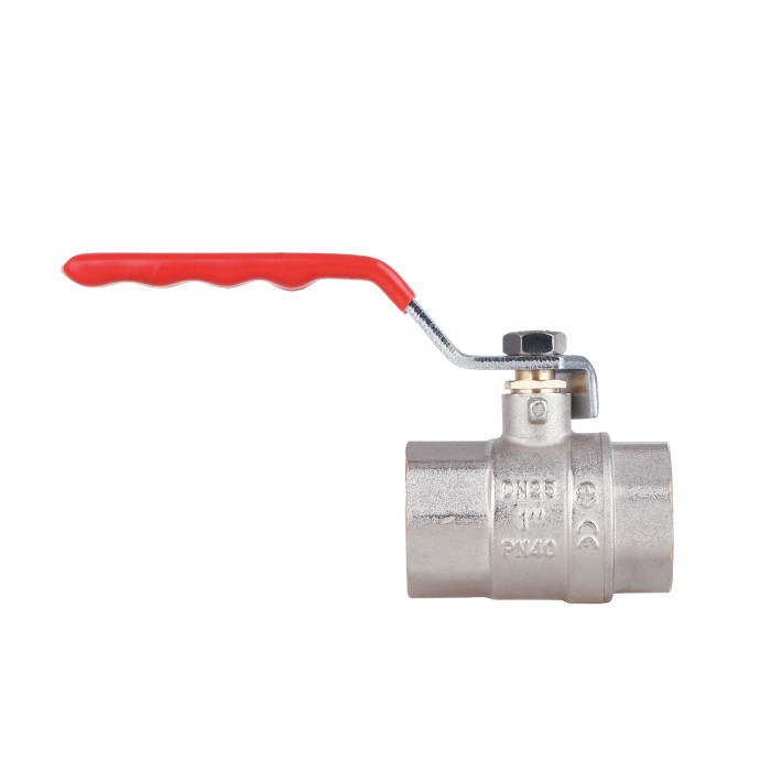 Кран кульовий Thermo Alliance Standart 1" ВР для води (важіль) SD600NW25PN40 Кран кульовий Thermo Alliance Standart 1" ВР для води (важіль) SD600NW25PN40