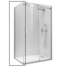 Бічна стінка до кабіни Koer SR SW01-90x200-TR-01 прозоре скло Easy Clean 8мм, хром (KR5381)