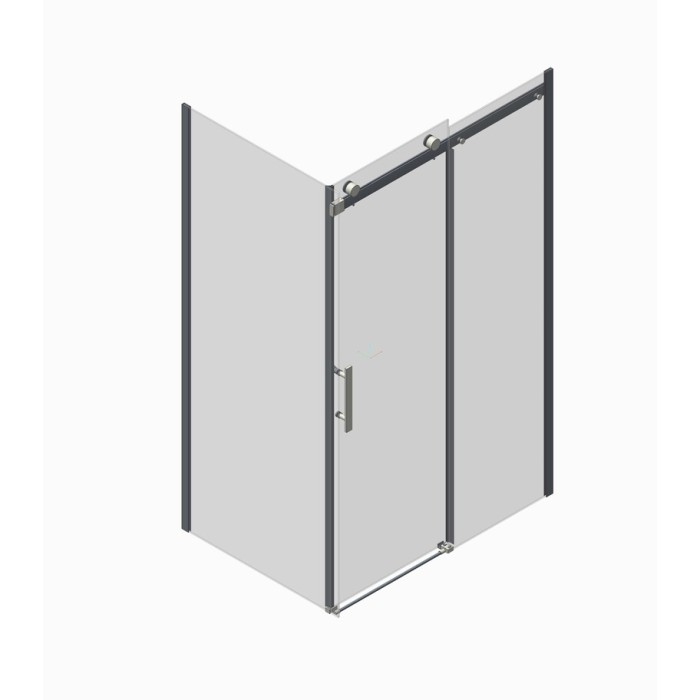 Бічна стінка до кабіни Koer SR SW01-90x200-TR-01 прозоре скло Easy Clean 8мм, хром (KR5381) Бічна стінка до кабіни Koer SR SW01-90x200-TR-01 прозоре скло Easy Clean 8мм, хром (KR5381)