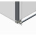 Бічна стінка до кабіни Koer SR SW01-90x200-TR-01 прозоре скло Easy Clean 8мм, хром (KR5381)