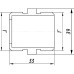 Ніпель 1″ЗЗ нікельований під прокладку NN552G OPTIMUM