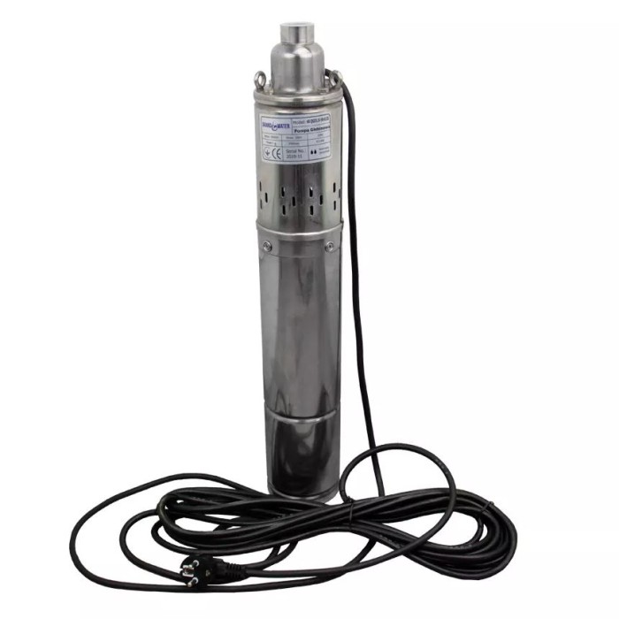 4S QGD 1.8-50-0.55 GRANDWATER (Ø96) занурювальний шнек (каб. 9м) 0,55 кВт,Н=100(50м),Q=1,8 м3/год { 4S QGD 1.8-50-0.55 GRANDWATER (Ø96) занурювальний шнек (каб. 9м) 0,55 кВт,Н=100(50м),Q=1,8 м3/год {