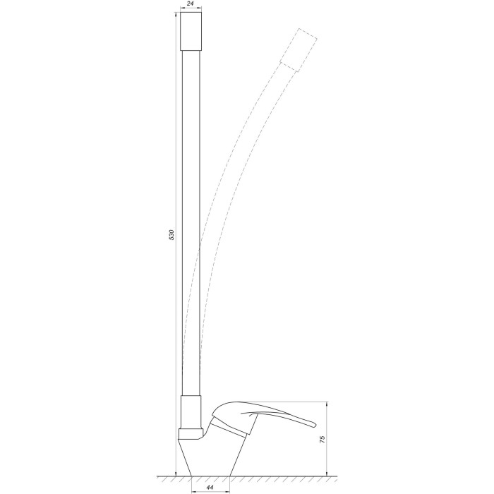Змішувач для кухні EcoMix ENERGO E-GEZ-203SLR-GRAY Змішувач для кухні EcoMix ENERGO E-GEZ-203SLR-GRAY