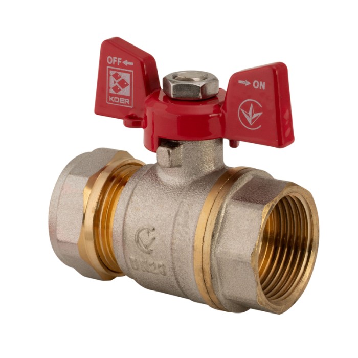 Кран кульовий Koer Wing 20x3/4F (KR.352) (LL1660) Кран кульовий Koer Wing 20x3/4F (KR.352) (LL1660)