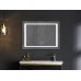 Дзеркало Mixxus STYLE MR03-90x70 з Led Touch, Anti-fog, димером, регулятором яскравості, годинником (MI6007)