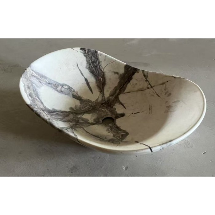 Раковина накладна MIXXUS PREMIUM WAVE-0106 MARBLE 620х360х160mm (MP6560) Раковина накладна MIXXUS PREMIUM WAVE-0106 MARBLE 620х360х160mm (MP6560)