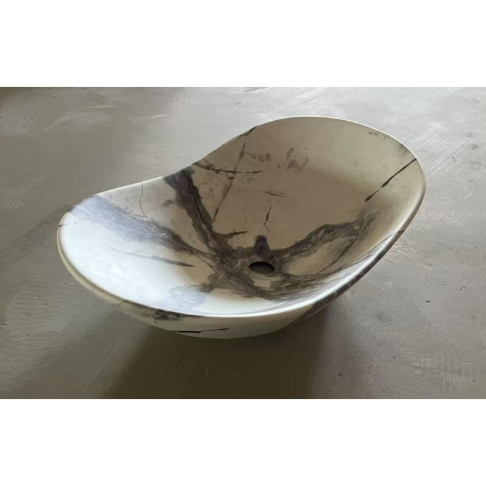 Раковина накладна MIXXUS PREMIUM WAVE-0106 MARBLE 620х360х160mm (MP6560) Раковина накладна MIXXUS PREMIUM WAVE-0106 MARBLE 620х360х160mm (MP6560)