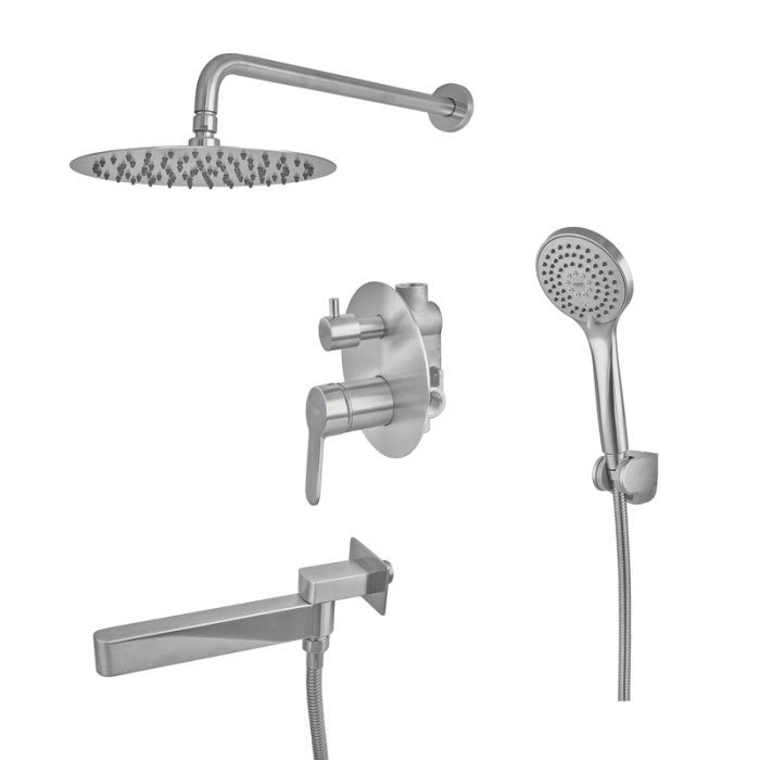 Вбудована душова система Koer KI-66016-02 (з нерж. сталі) (Колір нерж) (KR4792) Вбудована душова система Koer KI-66016-02 (з нерж. сталі) (Колір нерж) (KR4792)