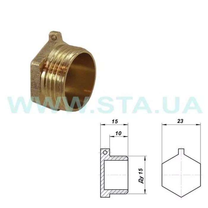 Заглушка 1/2" З STA {1000/20} Заглушка 1/2" З STA {1000/20}