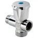 Кран прилад. магістральний вентильний 1/2"*3/4"*1/2" лат. шток KARRO (KR-3151) {1}