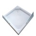 Душова кабіна з низьким піддоном Mixxus CUBIC SCT01-100x100x195-FB CHROME матове скло 4мм (MI6904)