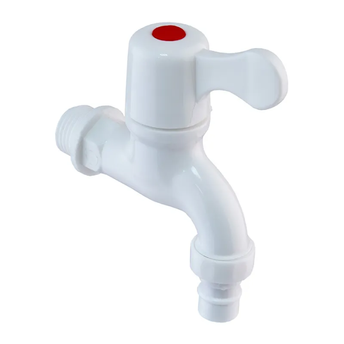 Кран для холодної води PVC (White) Plamix PVS-1/2" (PM0632) Кран для холодної води PVC (White) Plamix PVS-1/2" (PM0632)