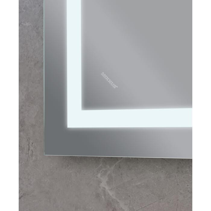 Дзеркало Mixxus WARM MR12-70x50-Reverse з Led Touch, Anti-fog, димером, регулятором яскравості (MI6670) Дзеркало Mixxus WARM MR12-70x50-Reverse з Led Touch, Anti-fog, димером, регулятором яскравості (MI6670)