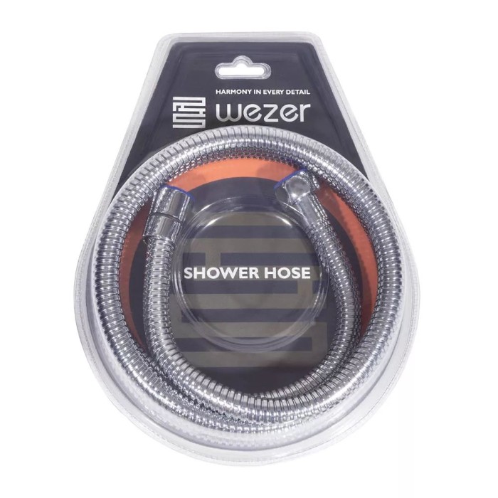 Душовий шланг WEZER WKR-008-150, 150 см, хром Душовий шланг WEZER WKR-008-150, 150 см, хром