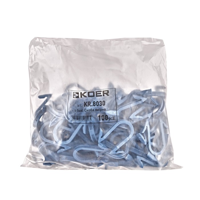 Скоба якірна Koer KR.8030 42 мм (KR5275) Скоба якірна Koer KR.8030 42 мм (KR5275)