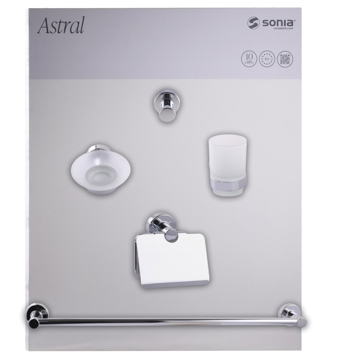 Набір аксесуарів для ванної SONIA ASTRAL KIT( 5 предметів) 183173 Набір аксесуарів для ванної SONIA ASTRAL KIT( 5 предметів) 183173