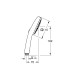 Ручний душ, 3 режими струменю Grohe New Tempesta Cube 100 (27572003)