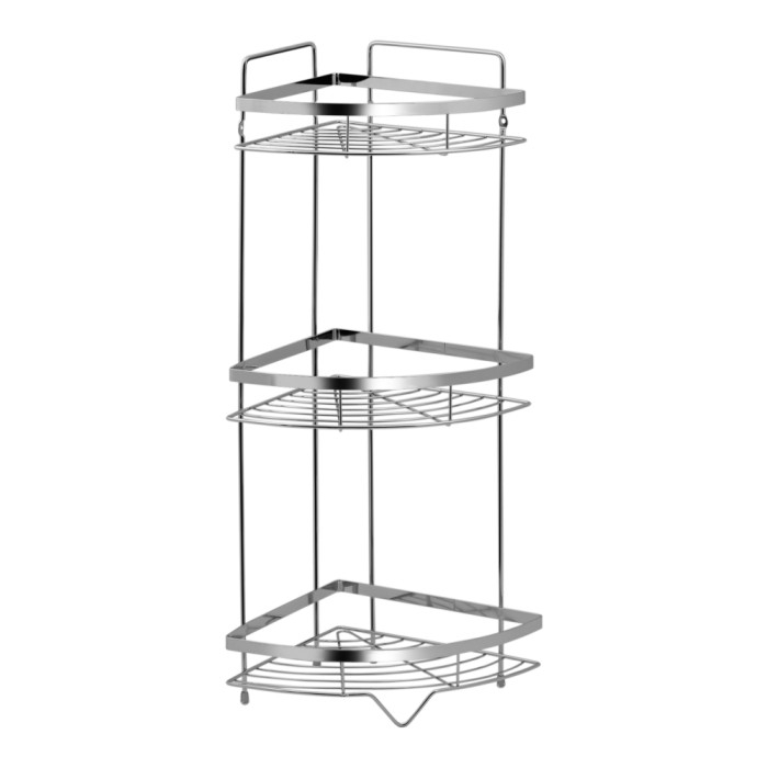 Полиця кутова Lidz Oreo 0606 3 ярусна LDORE0606CRM32484 Chrome Полиця кутова Lidz Oreo 0606 3 ярусна LDORE0606CRM32484 Chrome