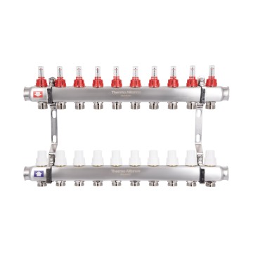 Колектор з витратомірами Thermo Alliance Standart 1" 10 виходів SD00410