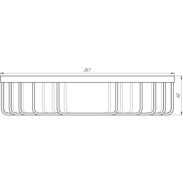 Поличка кутова Globus Lux BS 8499 Поличка кутова Globus Lux BS 8499