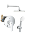 Прихована душова система Grohe Eurosmart New Tempesta 200 (UA25183003)