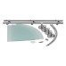 Полиця кутова Lidz Oreo 1003 скляна 3 ярусна LDORE1003CRM22182 Chrome