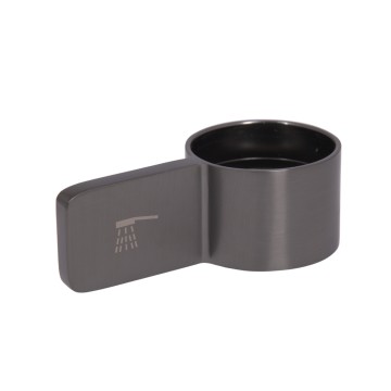 Ручка перемикання режимів Qtap (70х23,7х35) для душової системи Vlasta New Gunmetal Black PVD QTVLA7023735GMB49641