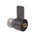 Ручка перемикання режимів Qtap (70х23,7х35) для душової системи Vlasta New Gunmetal Black PVD QTVLA7023735GMB49641