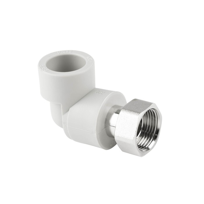 Кутик PPR Thermo Alliance з накидною гайкою 20х1/2" ВР Кутик PPR Thermo Alliance з накидною гайкою 20х1/2" ВР