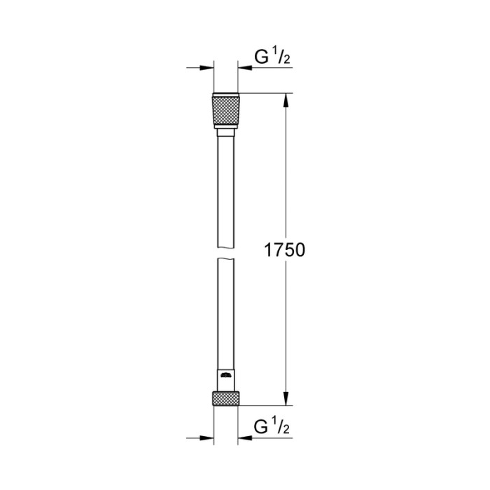 Душовий шланг Grohe Silverflex TwistStop 1750мм (28388001) Душовий шланг Grohe Silverflex TwistStop 1750мм (28388001)