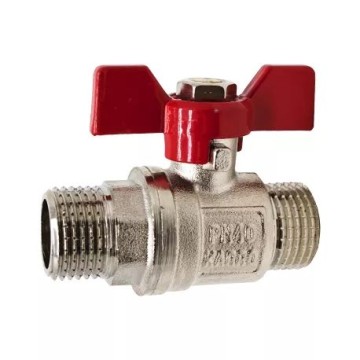 Кран кульовий KARRO STANDART+    1/2" ЗЗ (червоний метелик) {200/20}