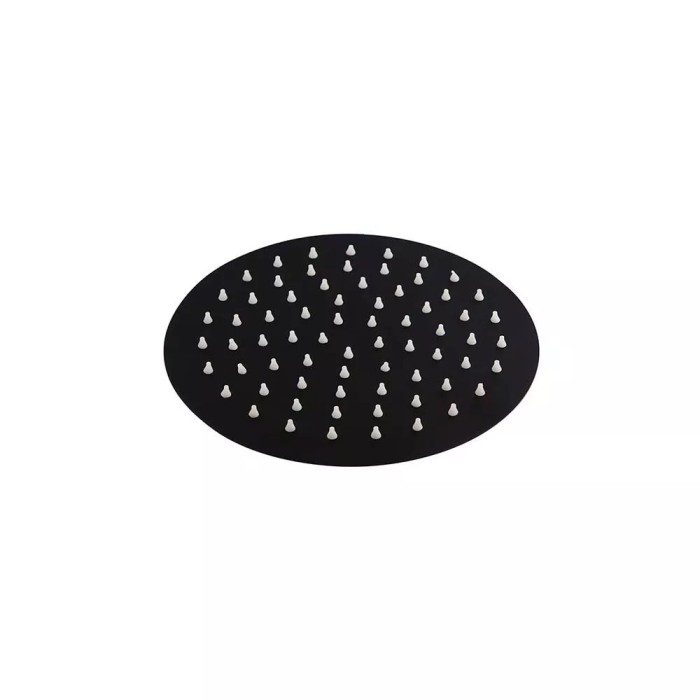 Душова лійка WEZER WKY-20-BLACK кругла 200 мм Душова лійка WEZER WKY-20-BLACK кругла 200 мм