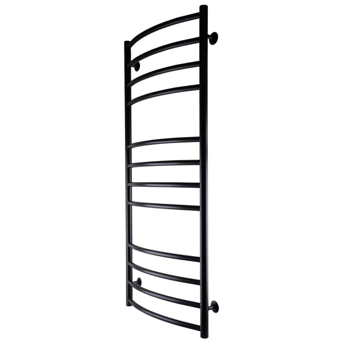 Рушникосушарка UNIO LDE W 1200-500-12 BLK Драбинка Дуга Еліт вода чорна Рушникосушарка UNIO LDE W 1200-500-12 BLK Драбинка Дуга Еліт вода чорна