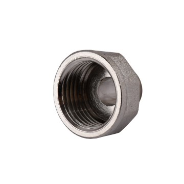 Перехідник редукційний 1/2″х1/4″ВЗ нікельований восьмигранний NK313O OPTIMUM