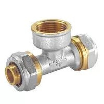 Трійник РВ 20*3/4*20 Мет. Пласт. WEG {84/3}