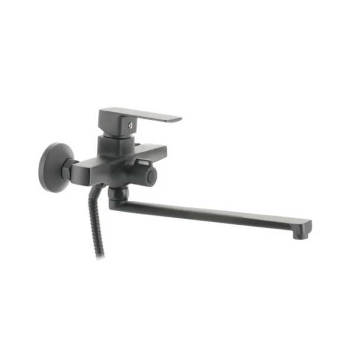 Змішувач для ванної кімнати HAIBA KUBUS 006 EURO GRAPHITE (HB4006) Змішувач для ванної кімнати HAIBA KUBUS 006 EURO GRAPHITE (HB4006)