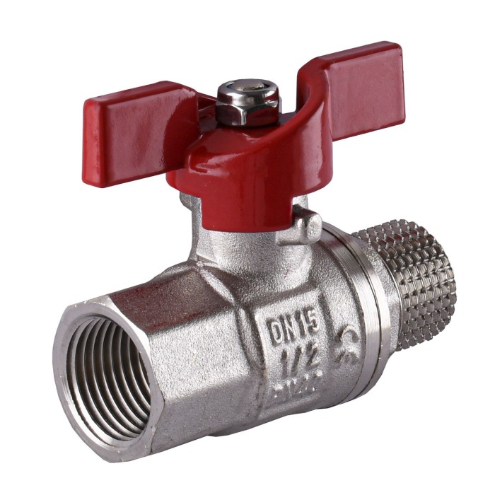 Кран кульовий прямий SELBA 1/2″ ЗВ КБ SL1508 Кран кульовий прямий SELBA 1/2″ ЗВ КБ SL1508