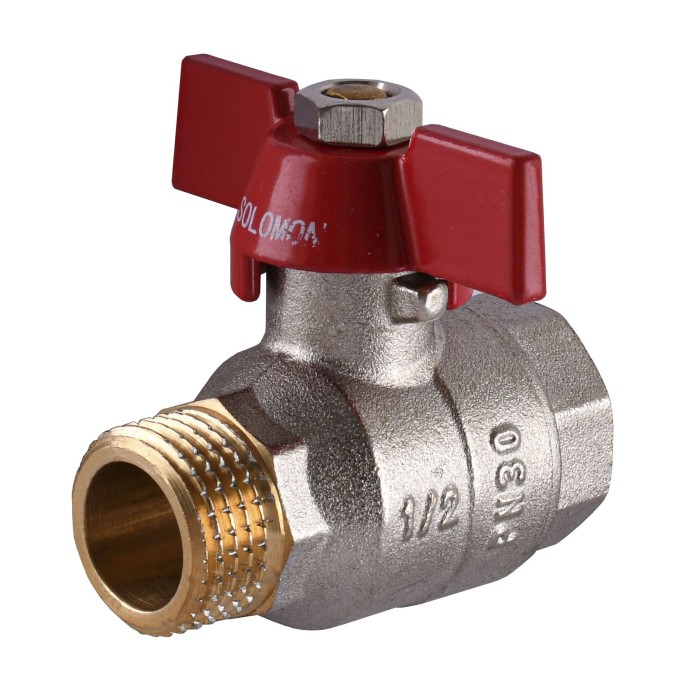 Кран кульовий прямий SOLOMON 1/2″ ЗВ КБ PN30 B1015 Кран кульовий прямий SOLOMON 1/2″ ЗВ КБ PN30 B1015