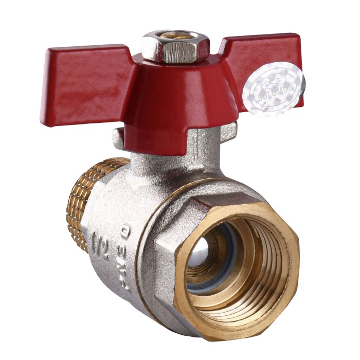 Кран кульовий прямий SOLOMON 1/2″ ЗВ КБ PN30 B1015 Кран кульовий прямий SOLOMON 1/2″ ЗВ КБ PN30 B1015
