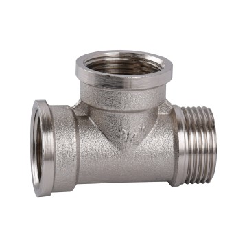 Трійник 3/4″ВВЗ нікельований NT444S OPTIMUM