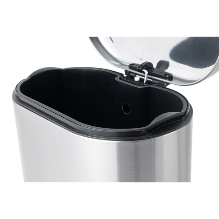 Відро для сміття з плавним закриттям овальне Mixxus Premium Strong-TC0120 SS Color 20л колір наржавійка (MI7081) Відро для сміття з плавним закриттям овальне Mixxus Premium Strong-TC0120 SS Color 20л колір наржавійка (MI7081)