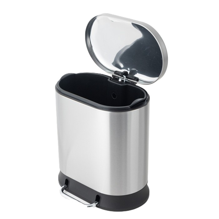 Відро для сміття з плавним закриттям овальне Mixxus Premium Strong-TC0120 SS Color 20л колір наржавійка (MI7081) Відро для сміття з плавним закриттям овальне Mixxus Premium Strong-TC0120 SS Color 20л колір наржавійка (MI7081)