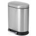 Відро для сміття з плавним закриттям овальне Mixxus Premium Strong-TC0120 SS Color 20л колір наржавійка (MI7081)