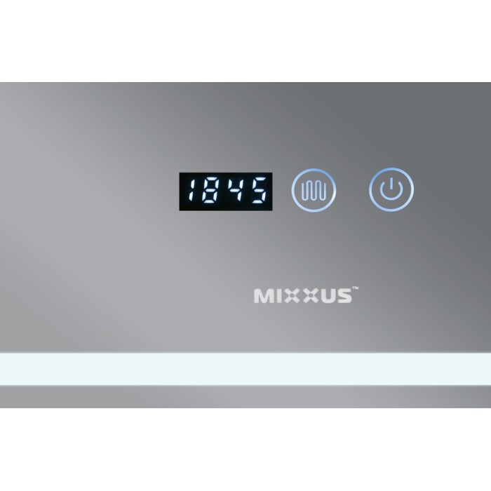 Дзеркало Mixxus WARM MR02-70x50 з Led Touch, Anti-fog, димером, регулятором яскравості, годинником (MI6668) Дзеркало Mixxus WARM MR02-70x50 з Led Touch, Anti-fog, димером, регулятором яскравості, годинником (MI6668)