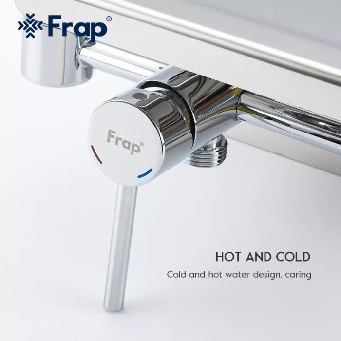Гігієнічний душ Frap F7516 з паперотримачем та поличкою, хром Гігієнічний душ Frap F7516 з паперотримачем та поличкою, хром