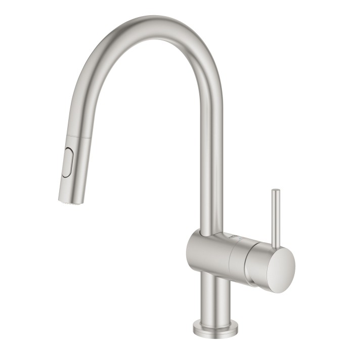 Сенсорний змішувач для кухні з висувним виливом Grohe Minta Touch (31358DC2) Сенсорний змішувач для кухні з висувним виливом Grohe Minta Touch (31358DC2)