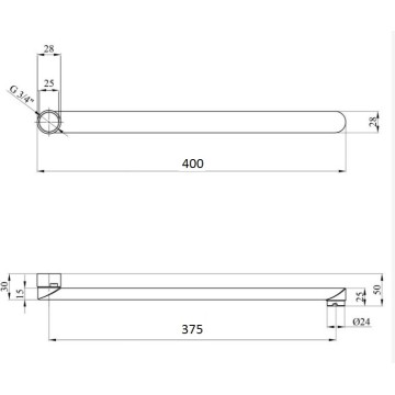 Вилив змішувача Globus Lux M72 40F
